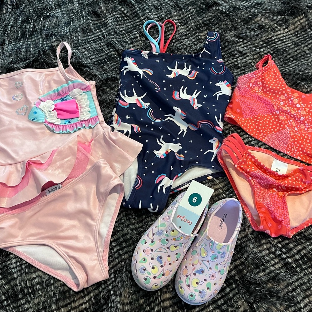 Girls XS swimsuit bundle
